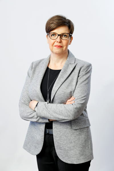 Siv Sandberg, Ordförande, Samfundet Folkhälsan. Foto: Mikko Käkelä