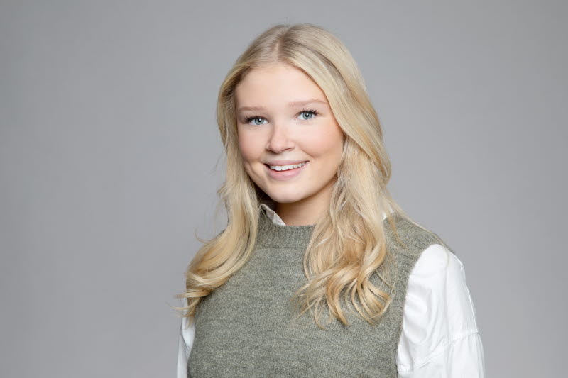 Finlands Lucia 2021 Tilde Polviander, foto: Folkhälsan/Henrik Schütt