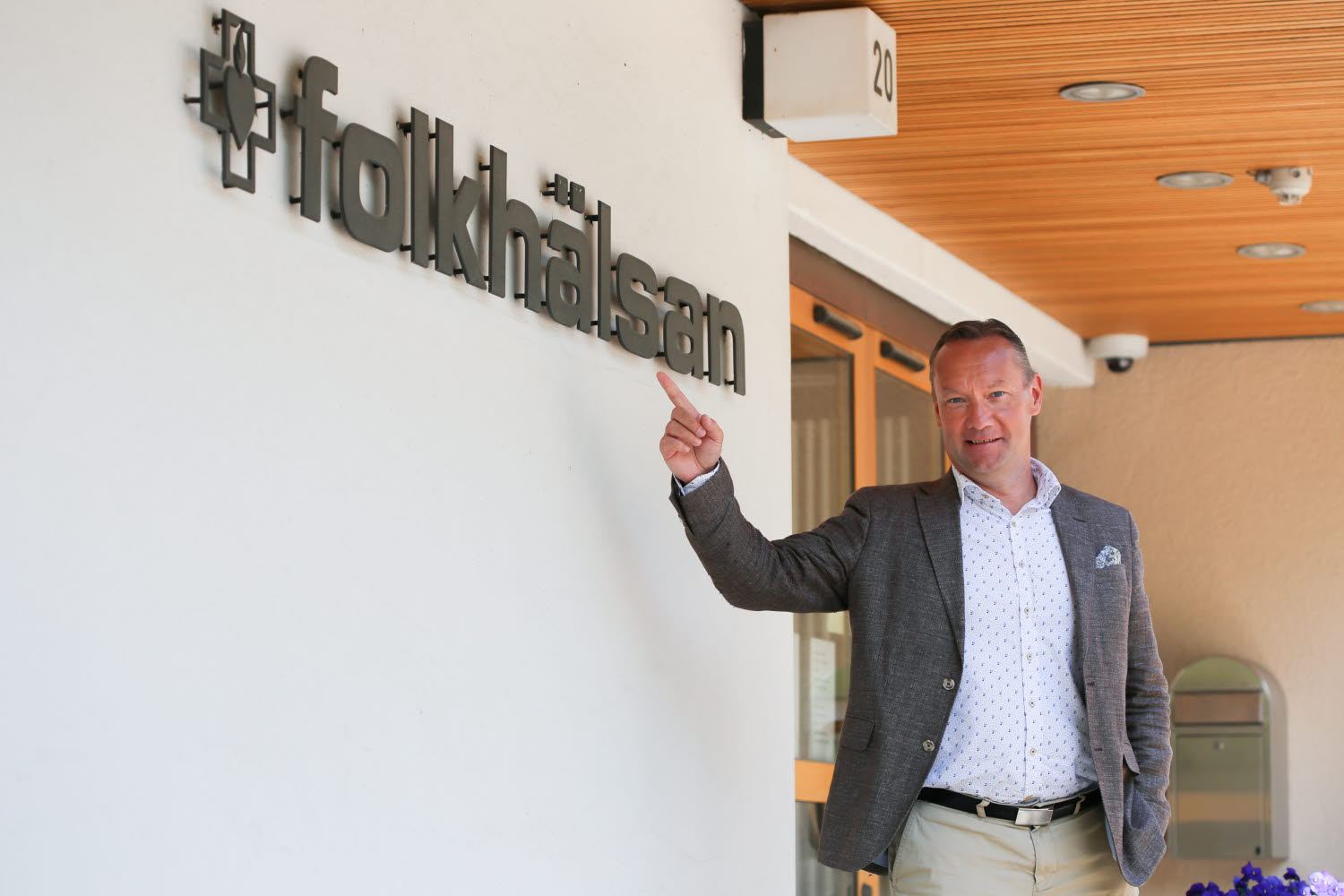 Johan Johansson vd för Folkhälsans nygrundade fastighetsbolag. Foto: Folkhälsan/Mira Honkavaara