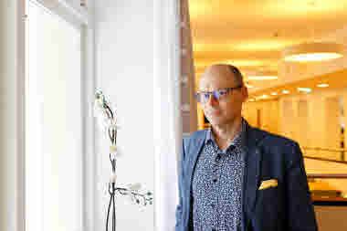 Georg Henrik Wrede, vd, Samfundet Folkhälsan. Foto: Mikko Käkelä