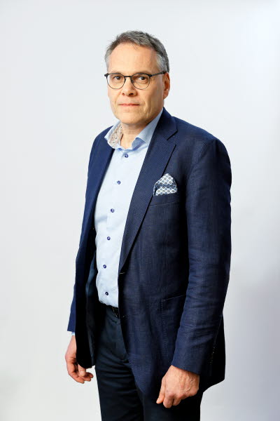 Christer Holmström, Ekonomidirektör, Samfundet Folkhälsan. Foto: Mikko Käkelä