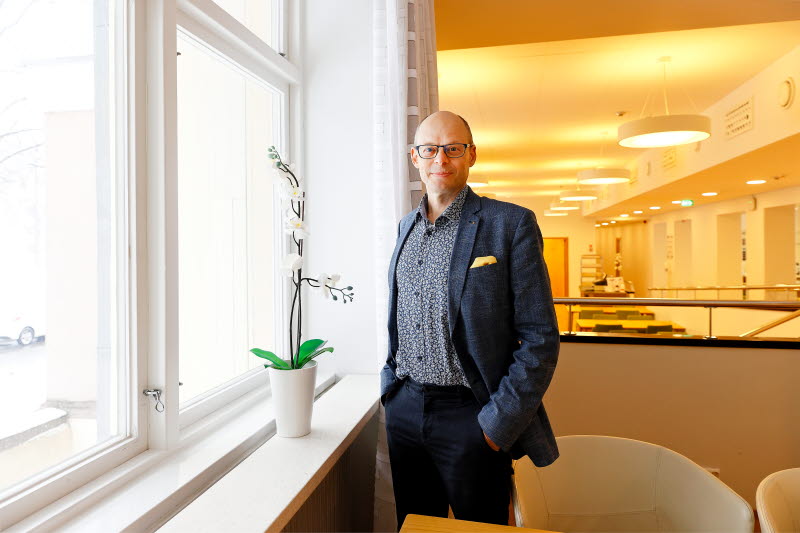 Georg Henrik Wrede, vd, Samfundet Folkhälsan. Foto: Mikko Käkelä