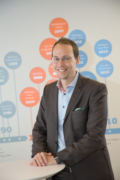 Niklas Talling, förvaltningsdirektör, Samfundet Folkhälsan. Foto: Folkhälsan/Hannes Victorzon