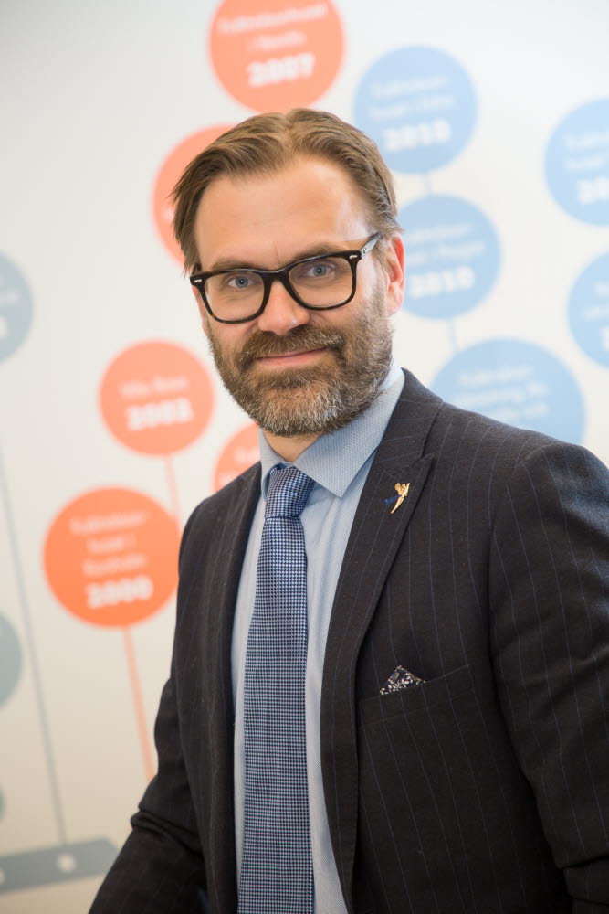 Tomas Järvinen, vd, Folkhälsan Utbildning Ab. Foto: Folkhälsan/Hannes Victorzon