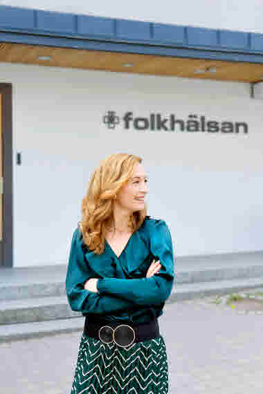 Anna Hellerstedt, vd, Samfundet Folkhälsan, Fotograf: Mikko Käkelä