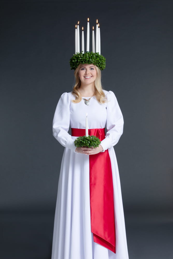 Finlands Lucia 2022 Wilma Grönqvist