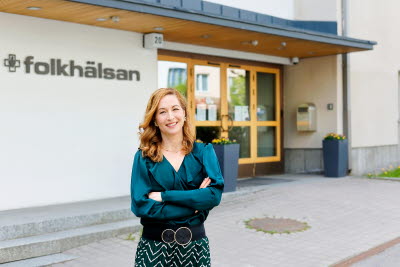 Anna Hellerstedt, vd, Samfundet Folkhälsan, Fotograf: Mikko Käkelä
